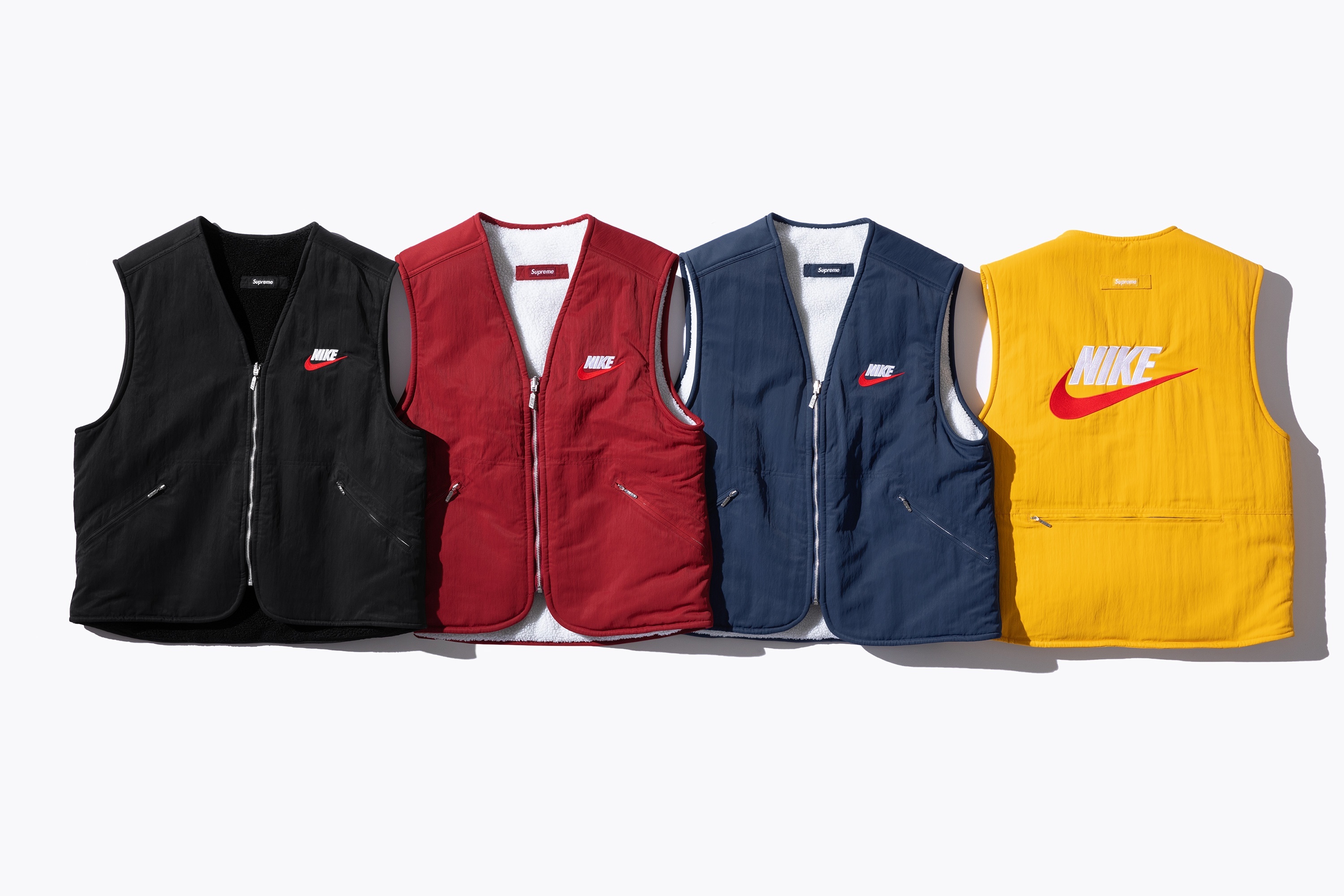 Supreme®/Nike® Reversible Nylon Sherpa Vest view 12